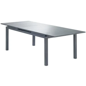 Стол садовый раздвижной Naterial Odissea Easy 180-240х90х76.5 см алюминий темно-серый 81956370 STLM-2059124
