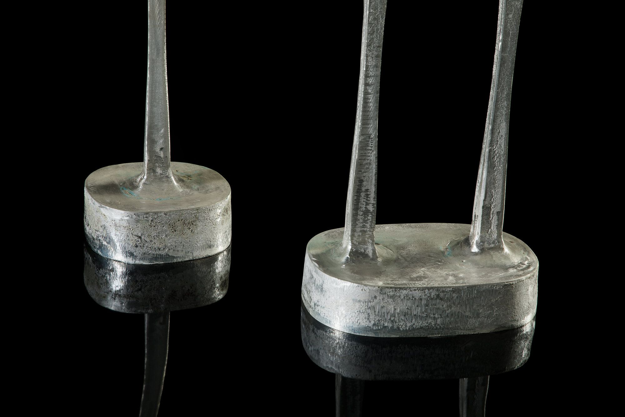 Высокий металлический овальный журнальный столик Henge MUSHROOM ARCH-00006765 - Вид №2