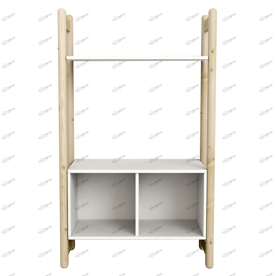 Гарнитур Midi A, 1 полка и 1 книжный шкаф, лакированный Flexa 812650180