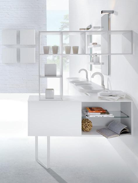 LASA IDEA Тумба под умывальник подвесная двойная Metropolis sun-id-1405918 - Вид №6