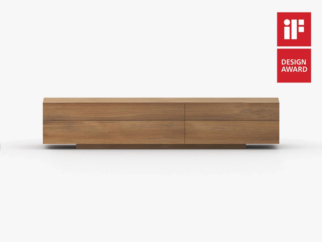 Шкаф для телевизора из массива дерева с ящиками Air Division ARCH-00087684 - Вид №1