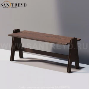 Agape CAVALLETTO Скамья под коричневый дуб ACVL0391RU