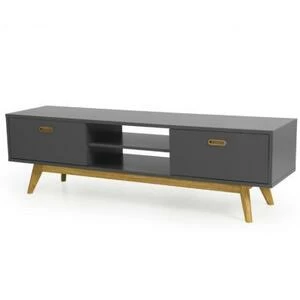 Тумба под ТВ Tenzo Bess, 50х170х43 см, дуб, серая