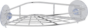 GHI 205 Полочка-решетка угловая на вакуумных присосках 21,7 cm SORCOSA Plain