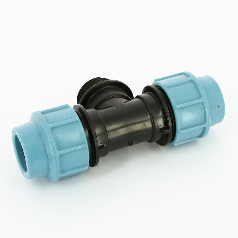 Тройник обжим-Н для труб ПНД UNIDELTA 32х1" 1010032005 - Вид №3