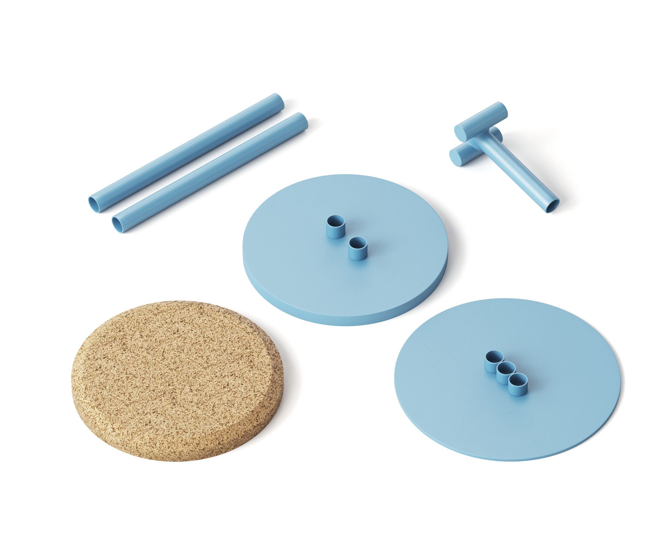 Стальной и пробковый низкий садовый стул Joyf точка ARCH-00127150 - Вид №12