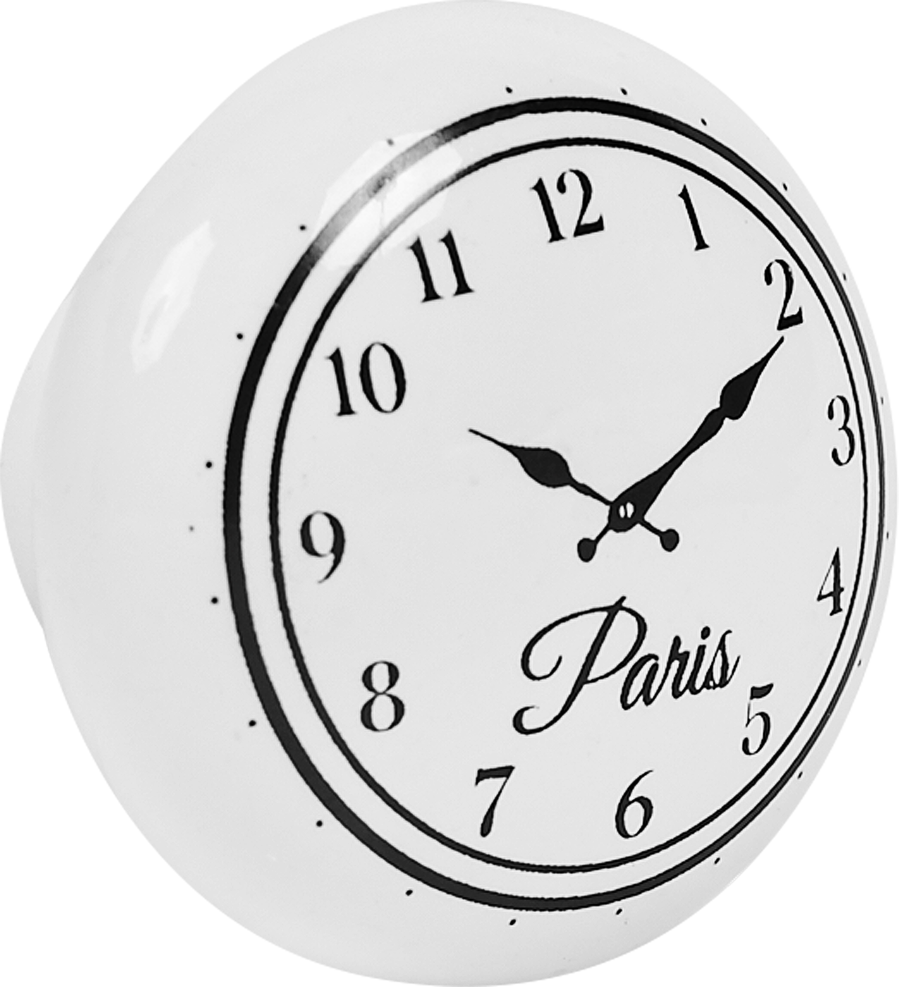 81967295 Ручка-кнопка мебельная Clock 395 мм, цвет белый, 2 шт. STLM-0015994 INSPIRE