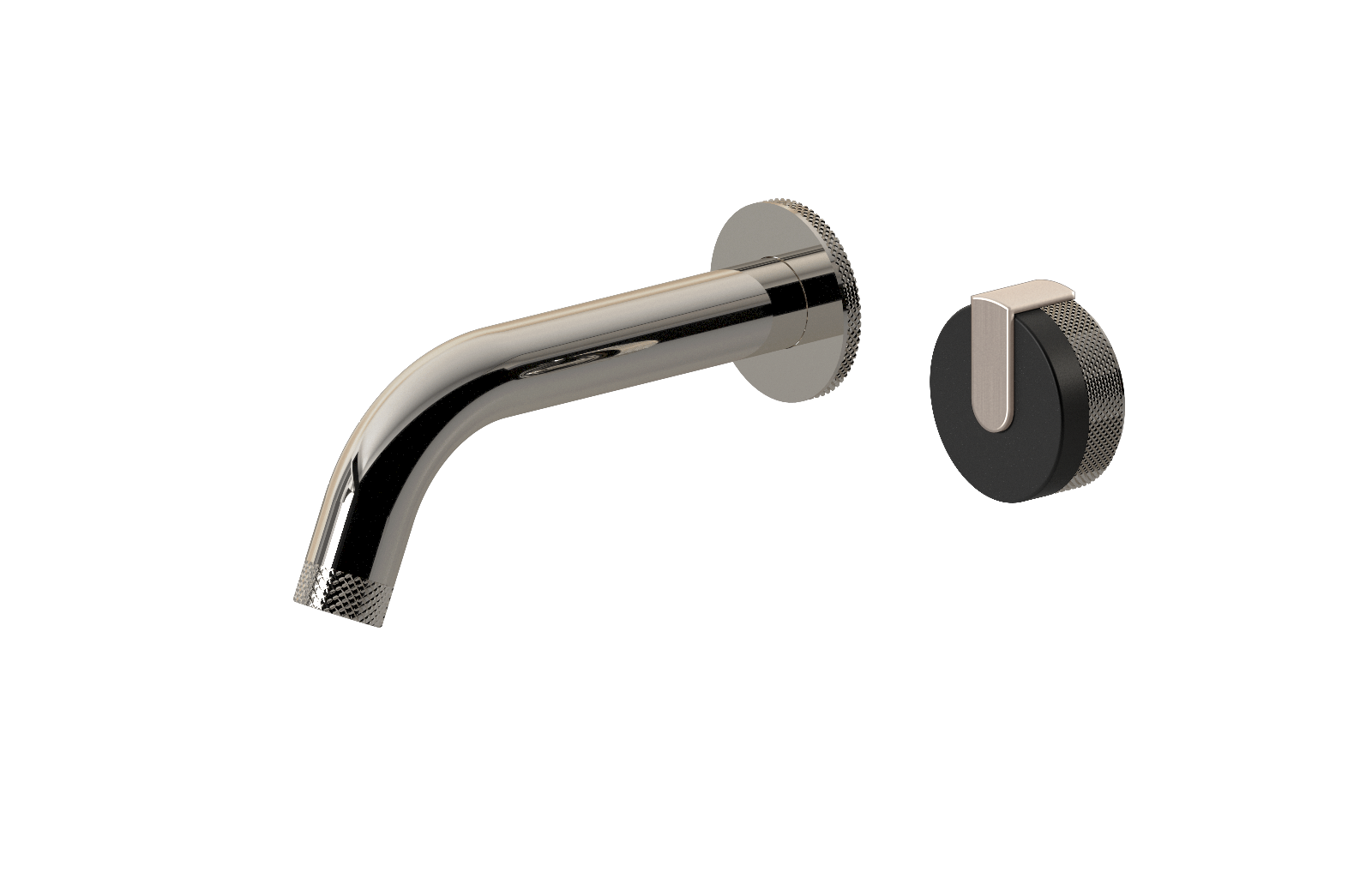 E-11535-R1MBK-L1SN-PN Настенный прогрессивный смеситель скрытого монтажа для раковины GRAFF MOD+