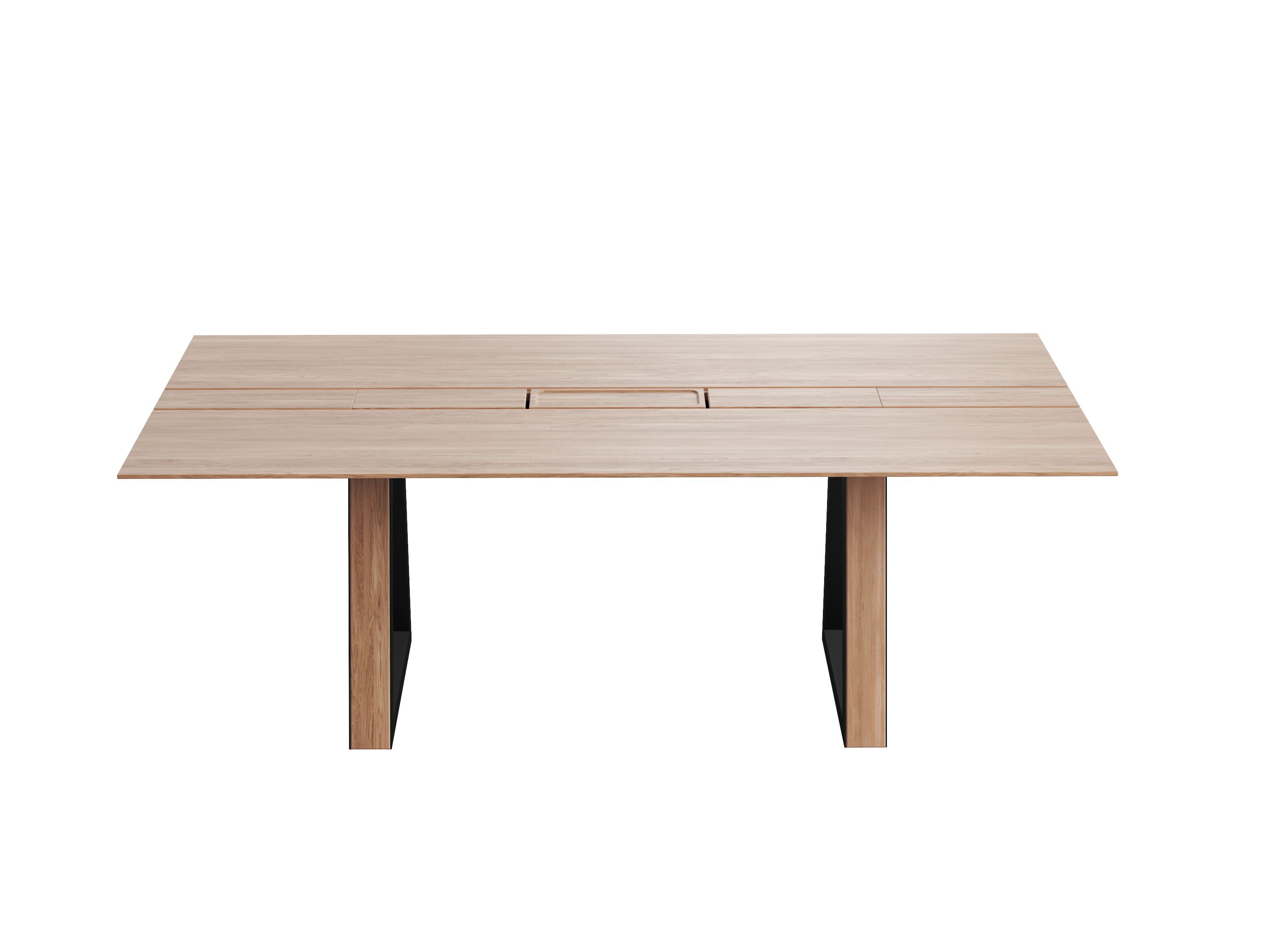 Деревянный прямоугольный стол для совещаний с системой люверсов Mobitec JAVARI T0314 ARCH-00047136 - Вид №2