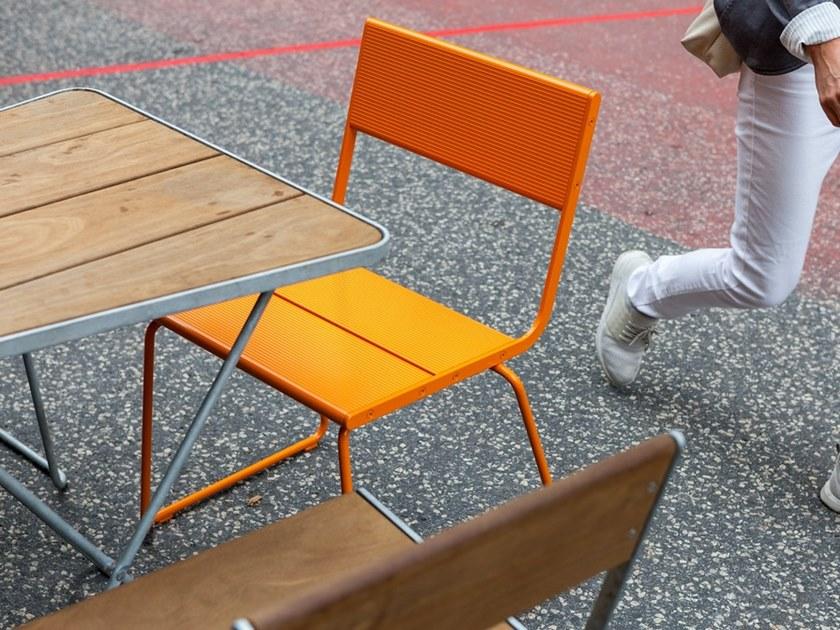 VESTRE Стул для улицы из лакированной стали April go sun-id-1506026 - Вид №2