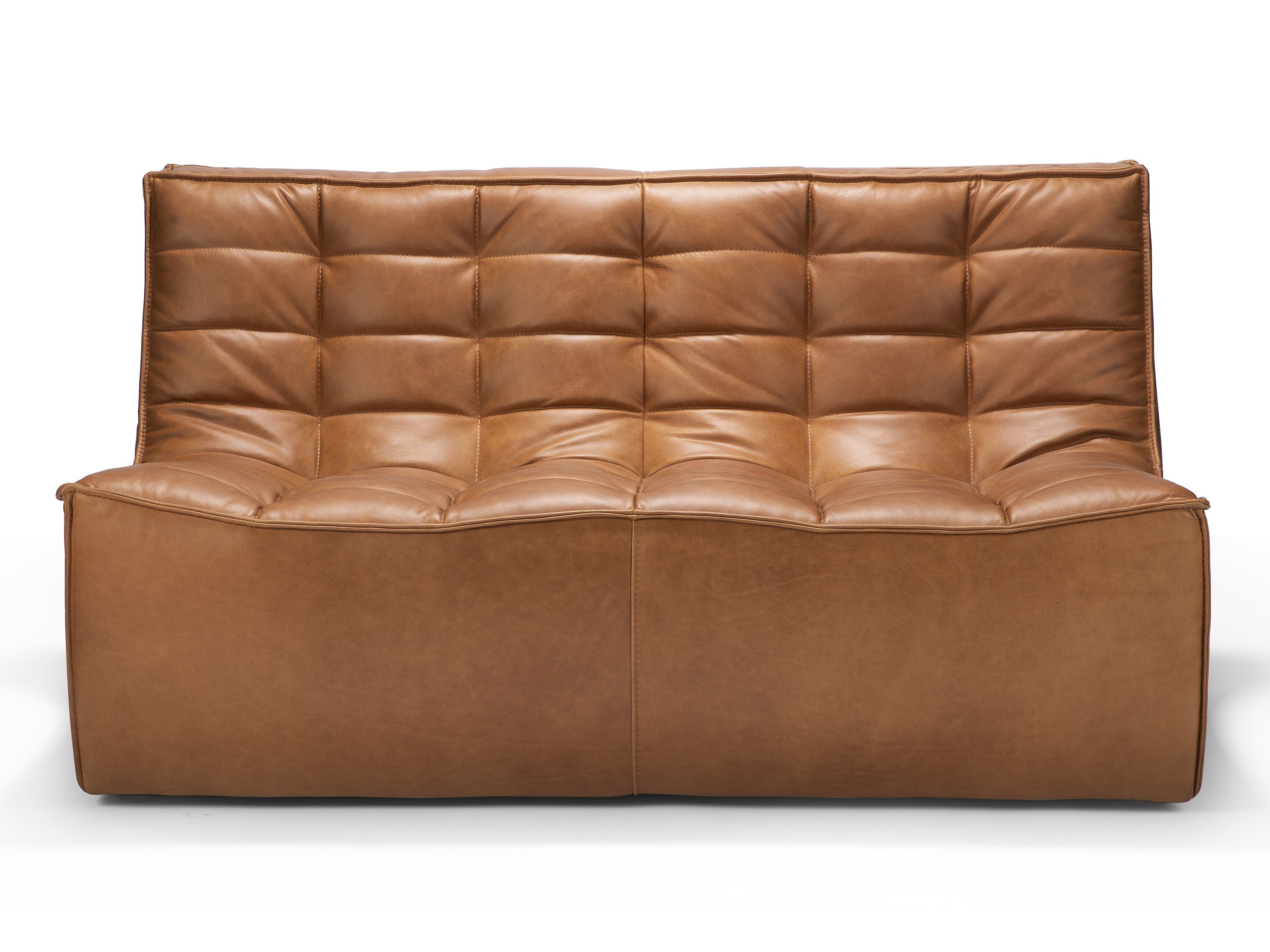 2-местный кожаный диван Ethnicraft N701 ARCH-00039600 - Вид №4