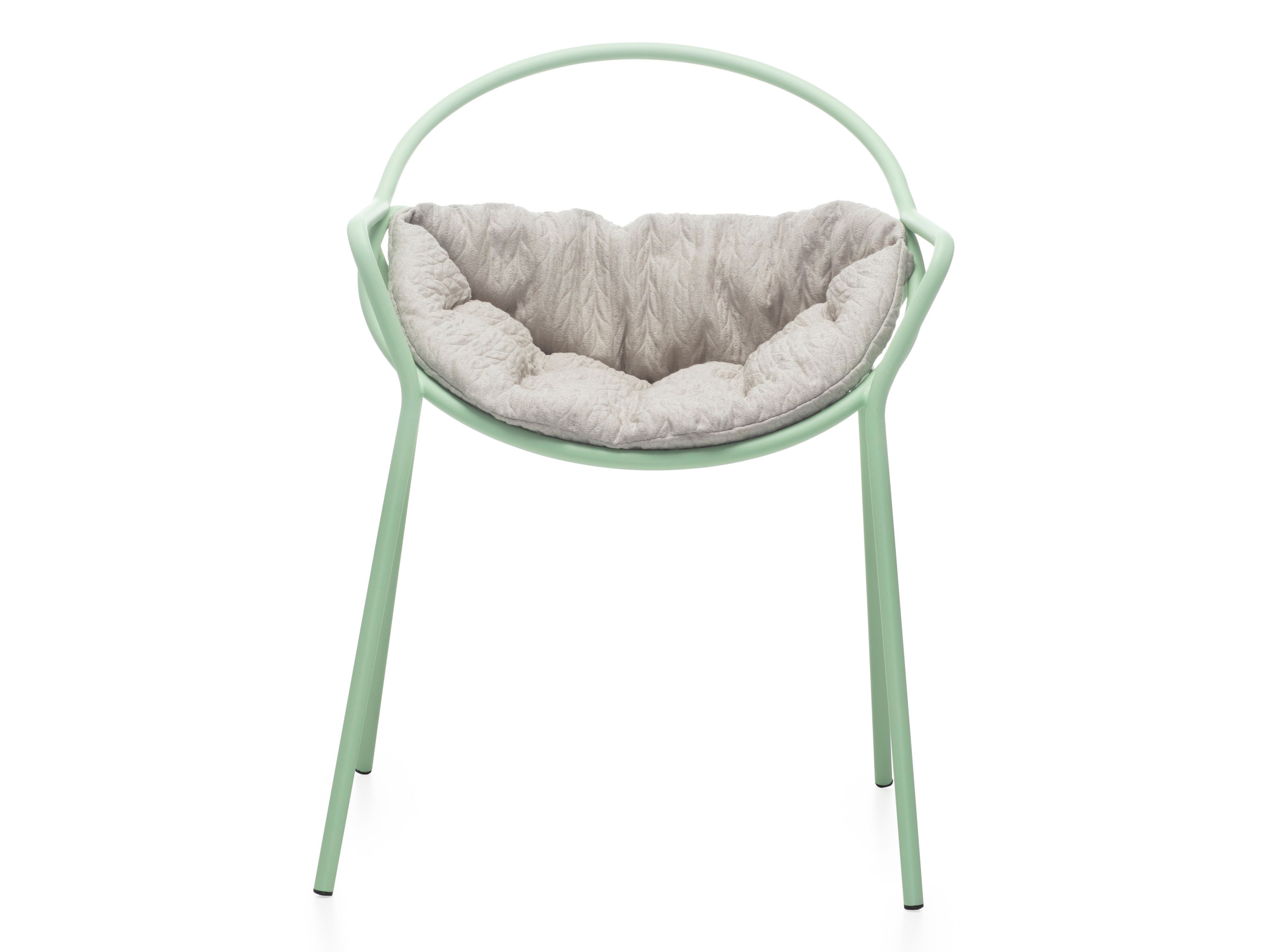 Стальной садовый стул с порошковым покрытием со встроенной подушкой Garda Furniture Nuboletta ARCH-00080431 - Вид №1