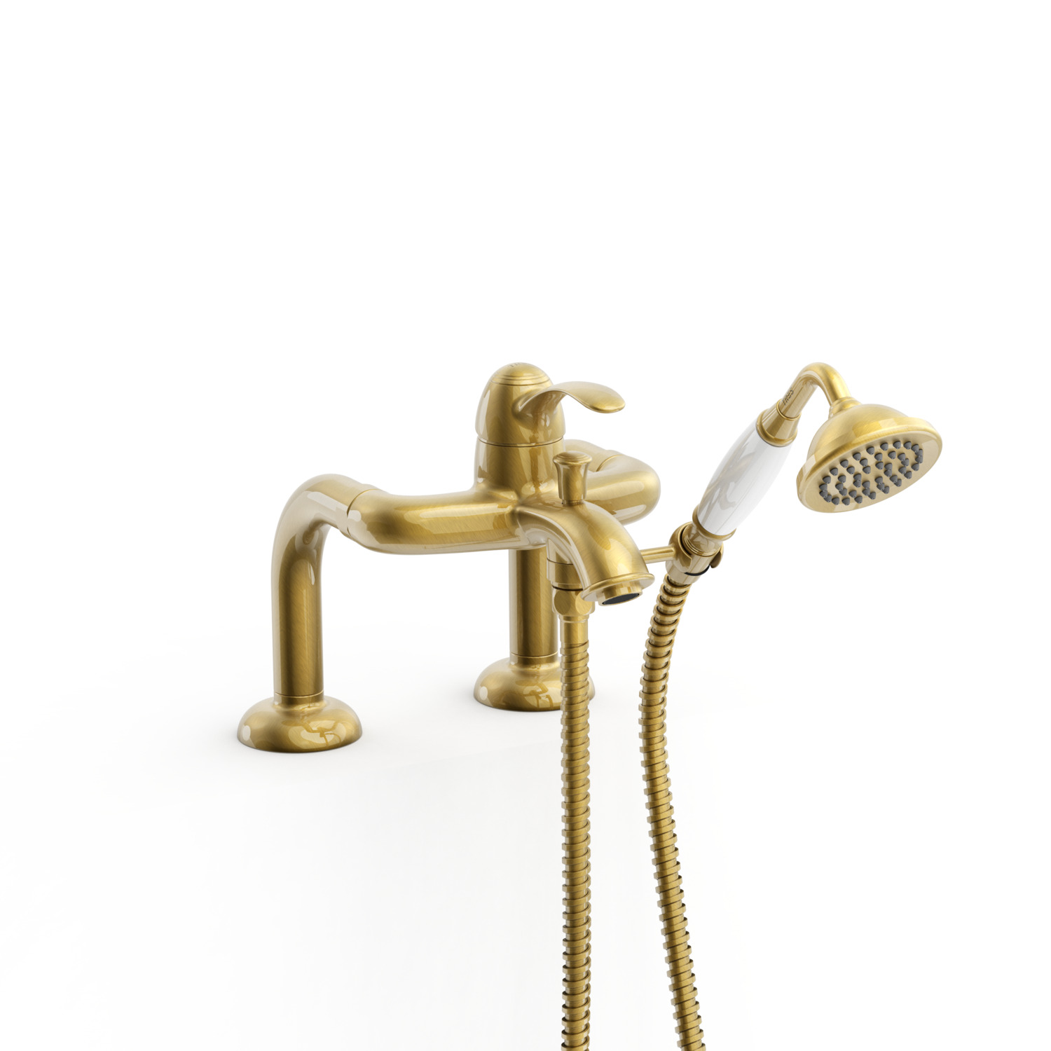 Смеситель для ванны TRES CLASIC с одной ручкой и коленными соединителями для подачи воды -24219401LV TRES 