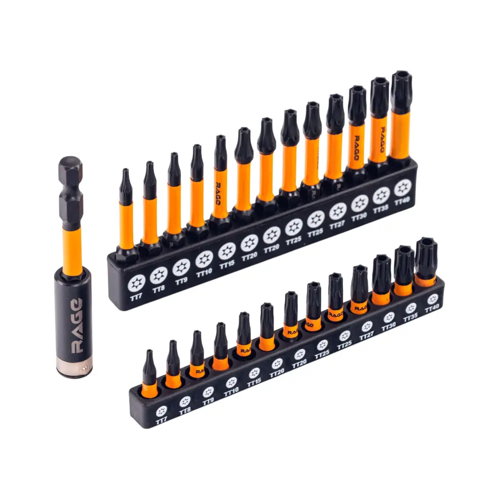 Набор ударных бит RAGE 27 предметов для профессионального монтажа 89433158 STLM-1565847