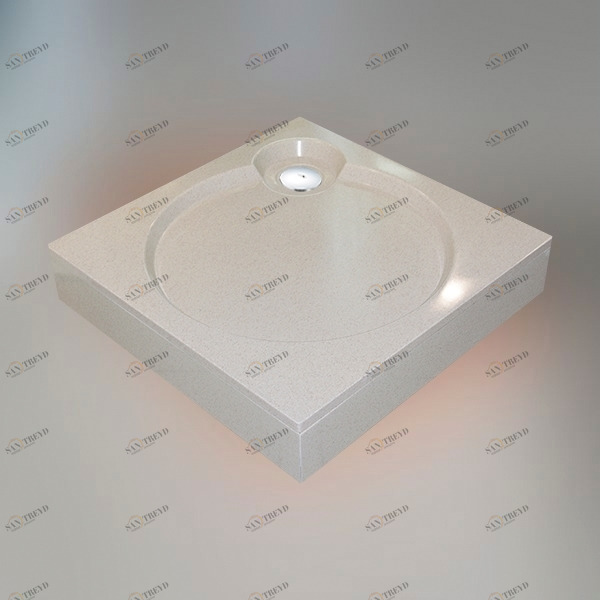 Душевой поддон 100X100X16 СМ Q-БЕЖЕВЫЙ GUTEWETTER Shower trays 100X100X16СМQБЕЖЕВЫЙ