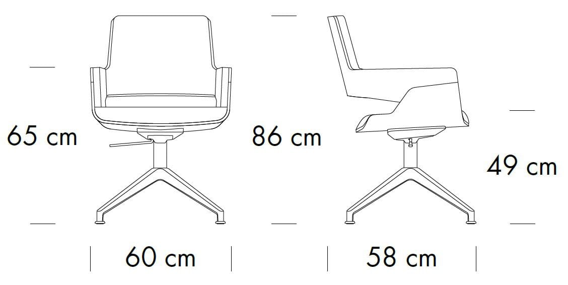 Стул с подлокотниками THONET S 840 ARCH-00096158 - Вид №5