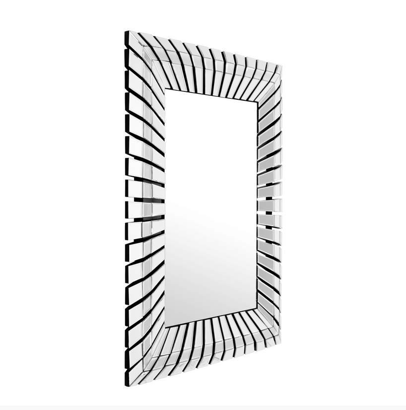 Зеркало настенное прямоугольное настенное хром Granduca от Eichholtz EICHHOLTZ ДИЗАЙНЕРСКИЕ, EICHHOLTZ 062587 Хром  - Вид №1