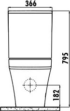 SO361-11CB00E-0000 SOLO Унитаз Creavit Solo - Вид №4