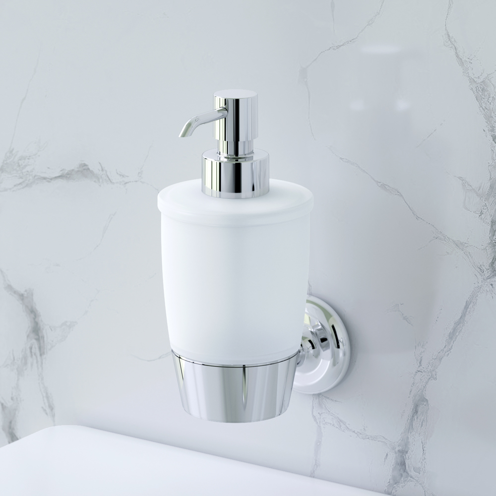 A8036900 Стеклянный диспенсер для жидкого мыла с настенным держателем AM.PM Like