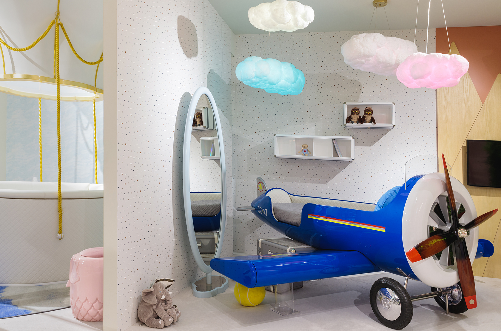 CIST801 Полки в детскую Фэнтези Воздушная Полка Малая Circu  - Вид №12