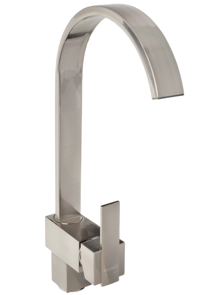 Смеситель для кухни Navako Flux сатин NAVAKO 14009 - Вид №1