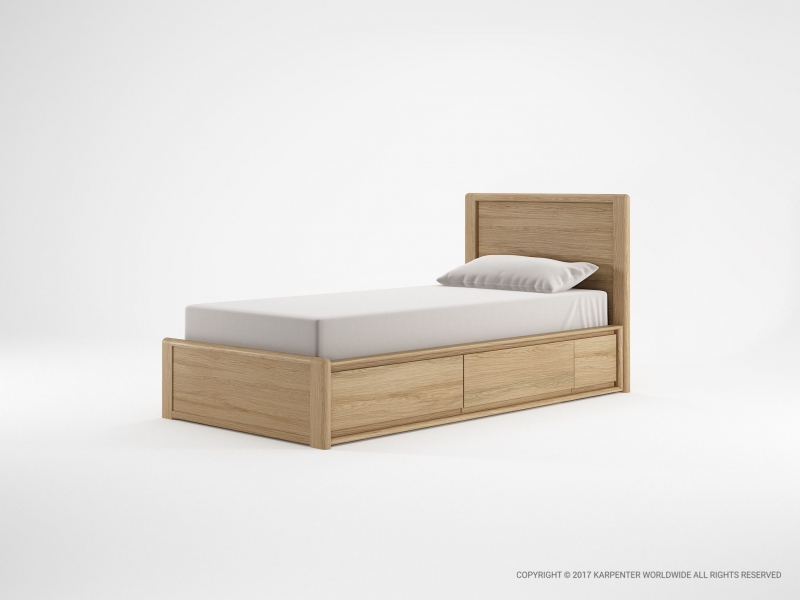 438_859 Кровать односпальная (размер матраса 90х200) Karpenter Circa17 - Вид №1