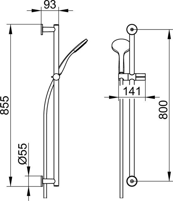 59587010921 Душевой комплект KEUCO IXMO - Вид №2