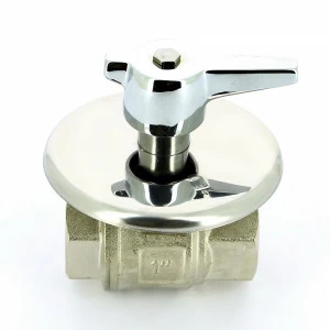 Кран шаровой ВВ под штукатурку маховик ITAP 1"