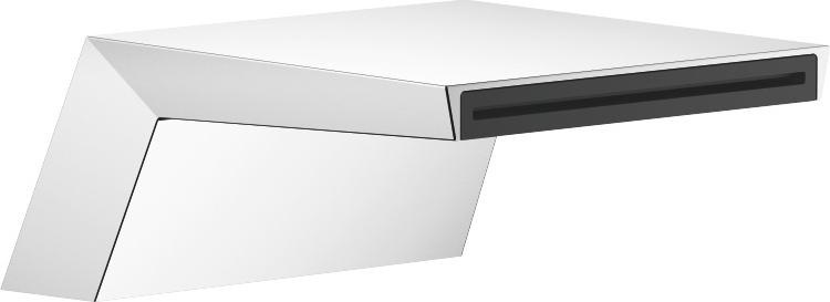 13630730-00 Смеситель для ванны каскадный без переключения для вертикального монтажа - хром Dornbracht MEM