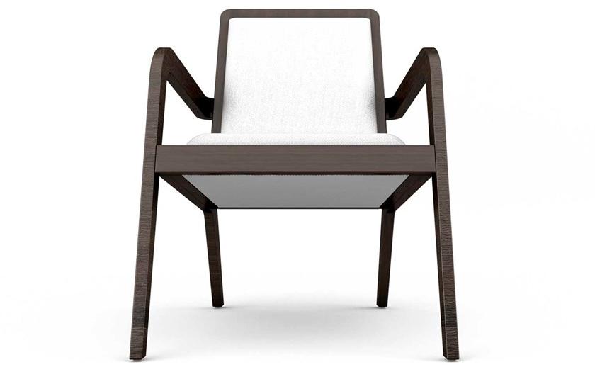 Prieto Studio Кресло из дерева с подлокотниками  Umb001  - Вид №1