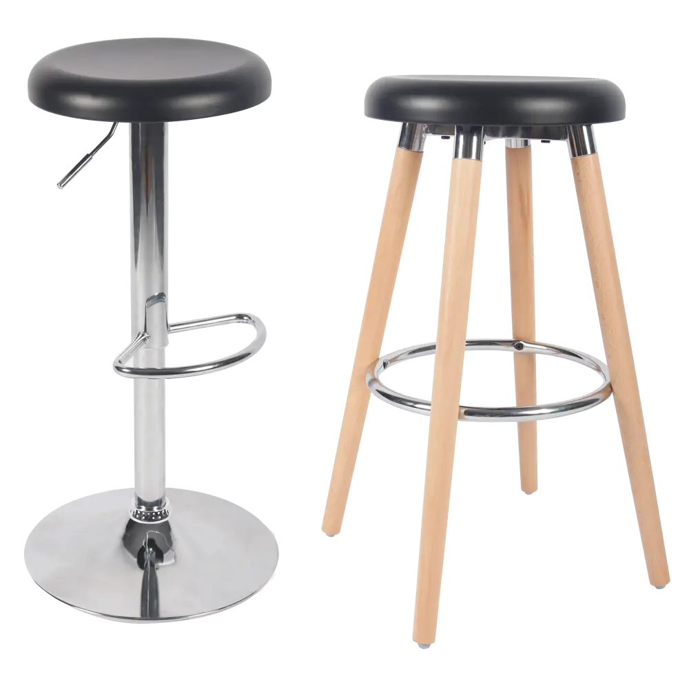 Сиденье для барного стула DELINIA Бернен круглое 35х35 см черное 89132397 STLM-0078838 - Вид №4