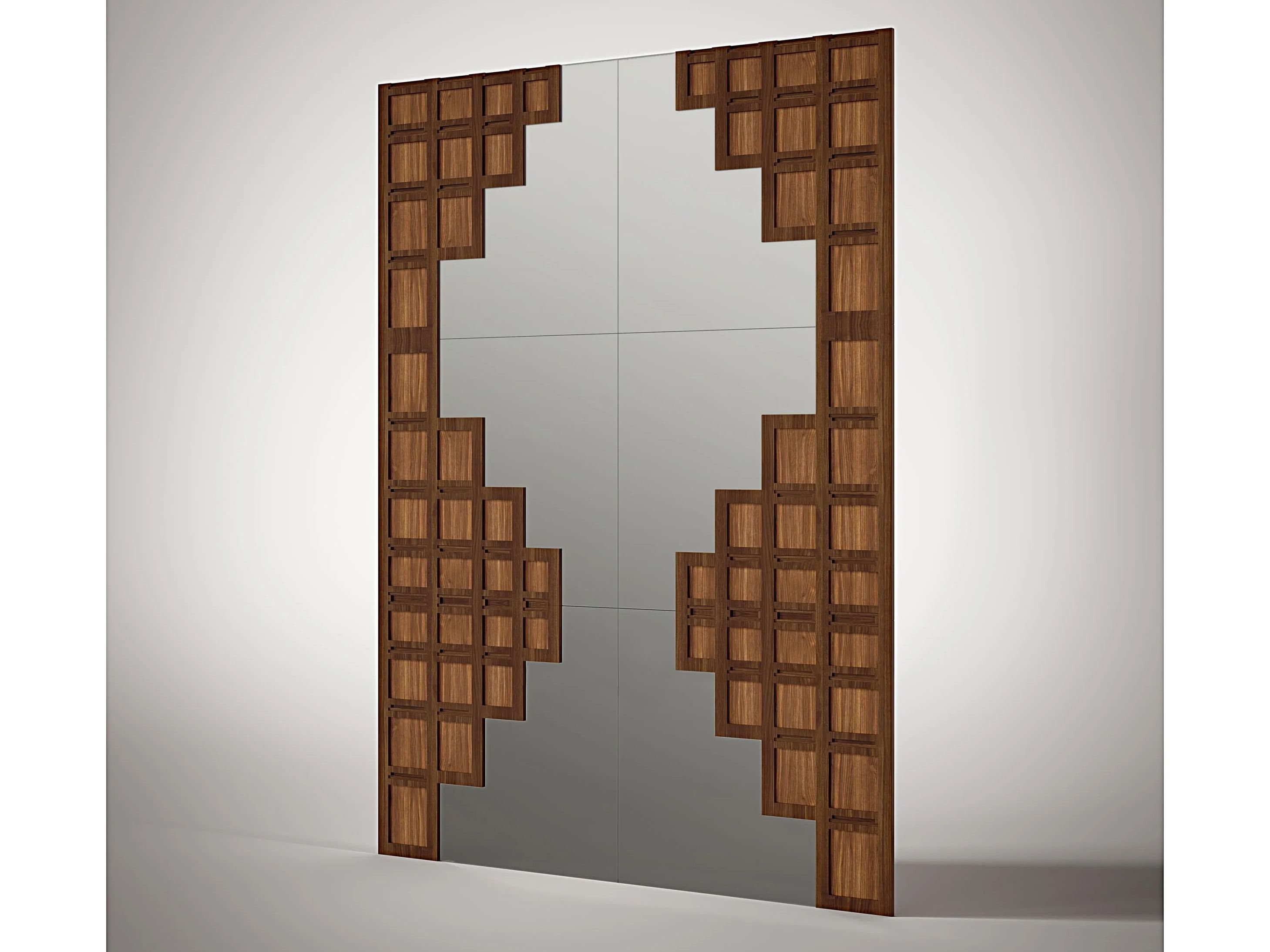 Прямоугольное зеркало из вишневого дерева Roman & Co Townsend ARCH-00030069 - Вид №1