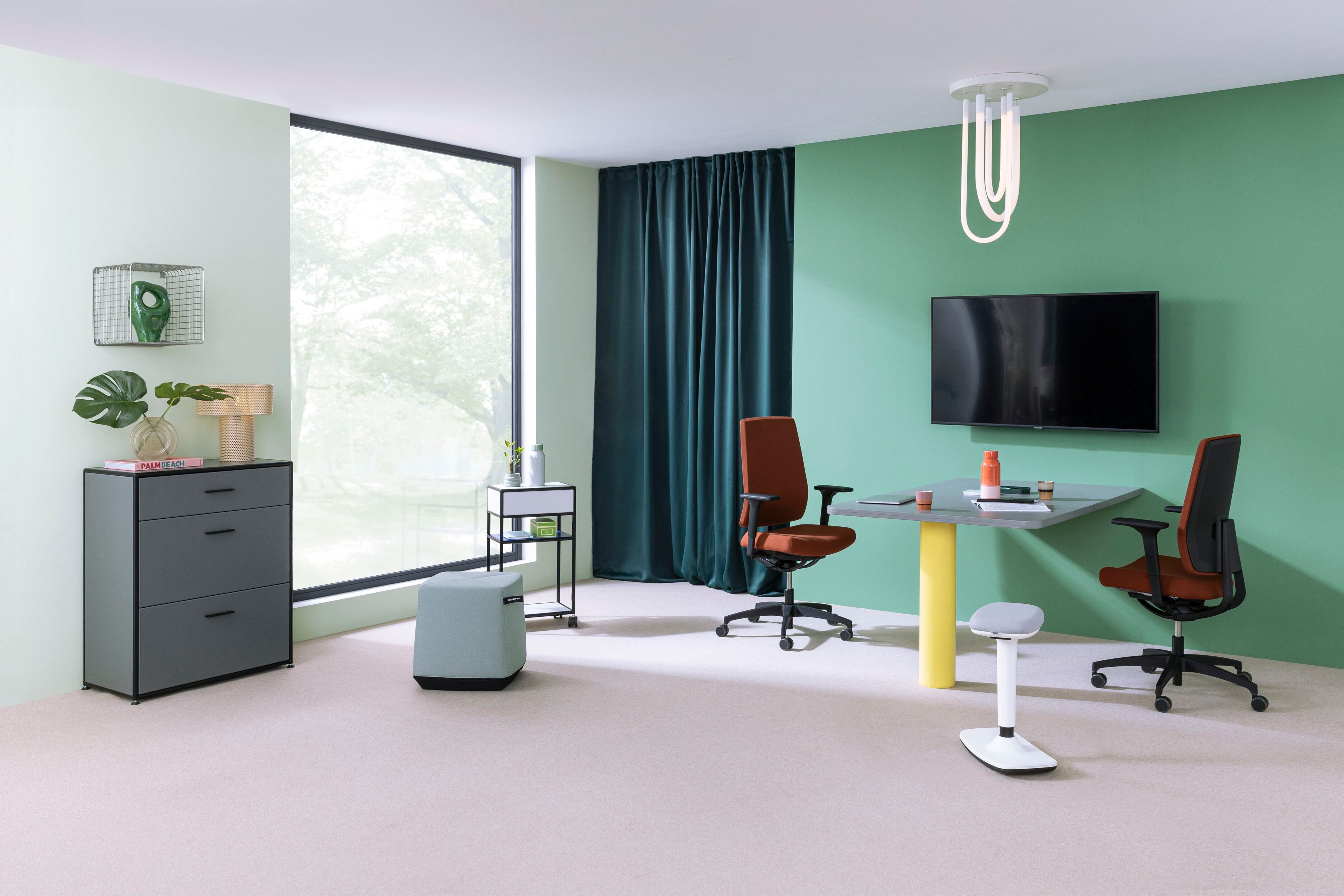 Офисное кресло с регулируемой высотой и высокой спинкой Dauphin Indeed Automatic ARCH-00150253 - Вид №4