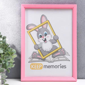 90335311 Рамка 4310356, 21х30 см, пластик, цвет розовый Keep memories STLM-0189551 KEEP MEMORIES