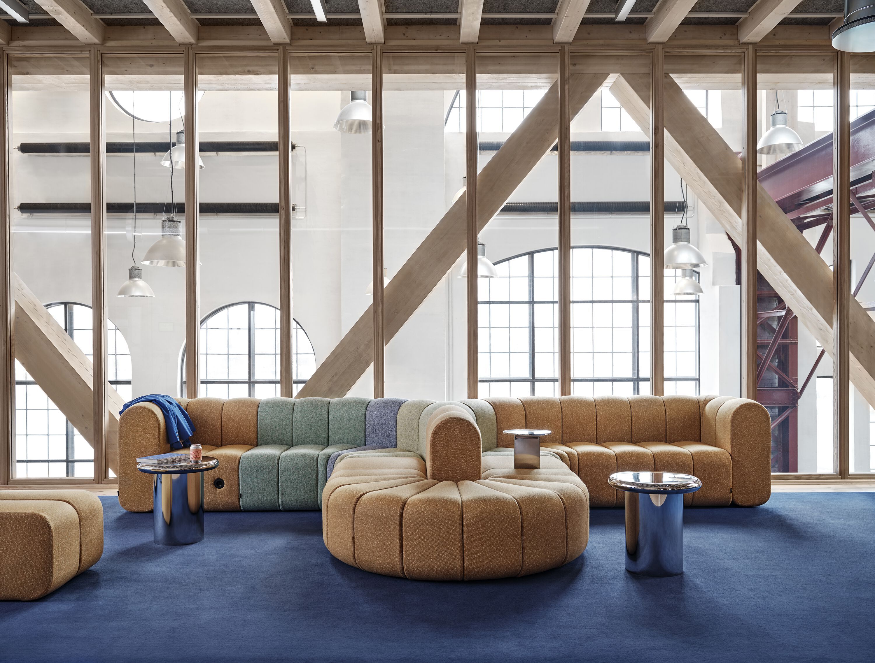 Круглый журнальный столик из зеркального стекла Bla Station BLANK ARCH-00053213 - Вид №3