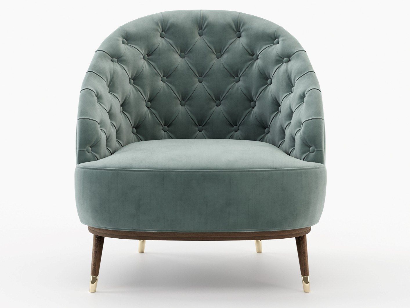 Капитонное кресло с подлокотниками Laskasas HECTOR ARCH-00098142 - Вид №7