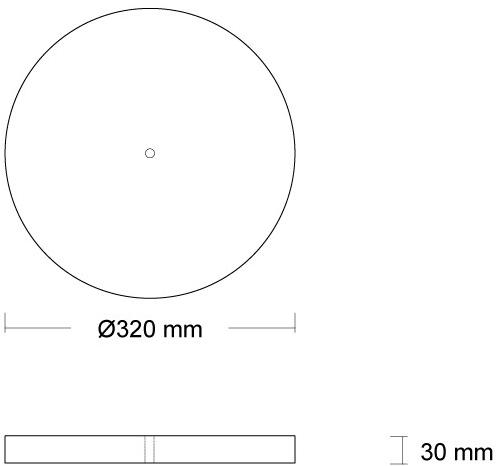 URBI et ORBI Настенные часы из бетона sun-id-1475023 - Вид №4