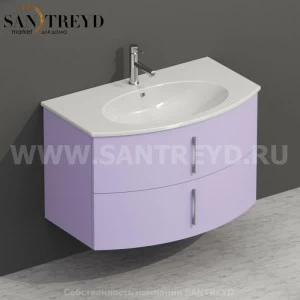 MDMC80Y051 Тумба с двумя ящиками 78 см фиолетовая Globo 4ALL Италия