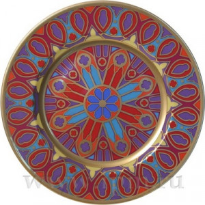 10612671 Императорский фарфоровый завод Подарочный набор тар.дек. 26,5см "Готическая 11" "Mazarin" Фарфор твердый