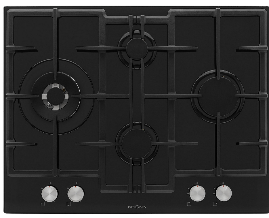 9954354 Газовая варочная поверхность KRONA RITTER 67/60 BL KRONA1 STDN-0001199