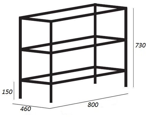 Мебель для ванной CEZARES CADRO 80 напольная  - Вид №1