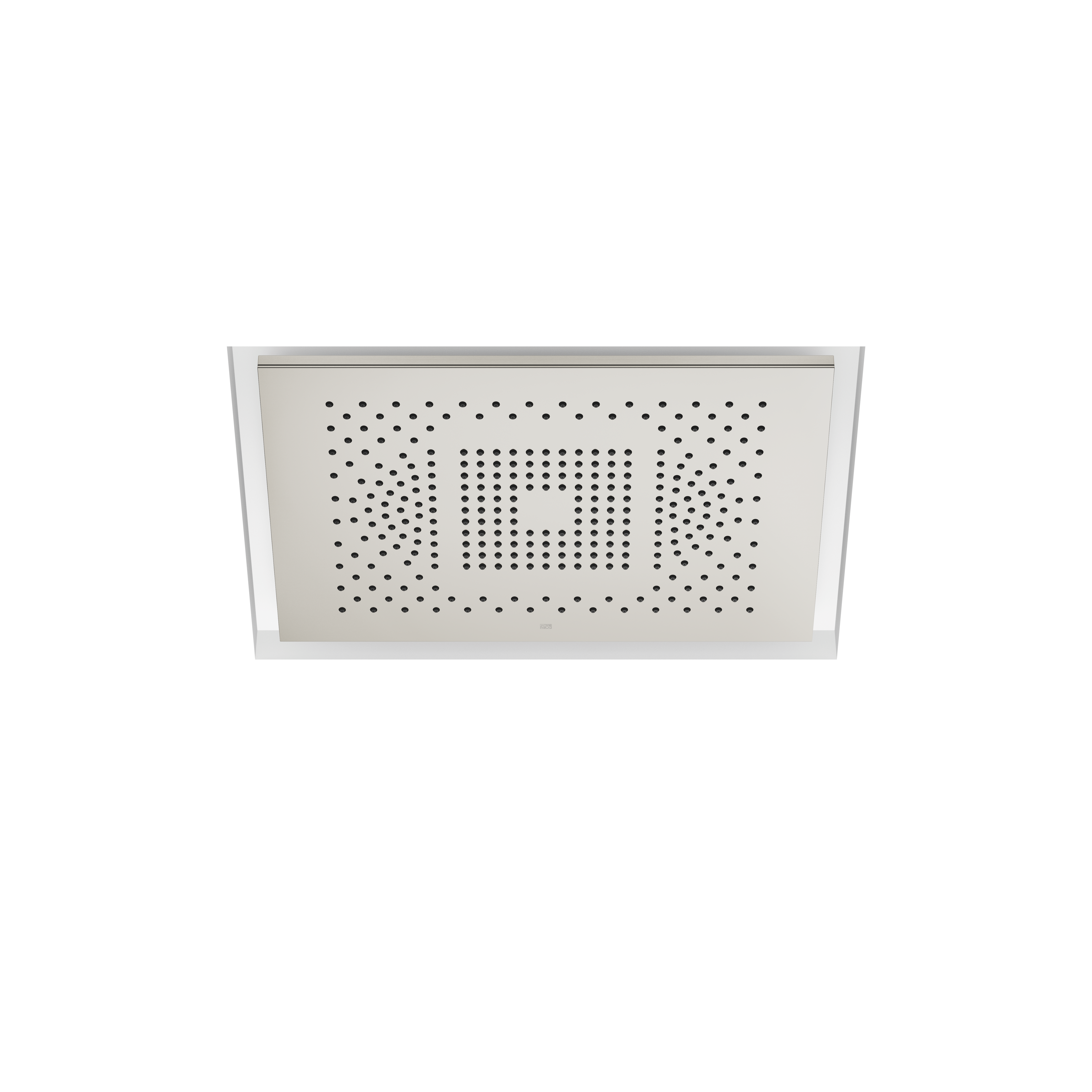 SERENITY SKY Дождевая панель для встраиваемого потолка с подсветкой FlowReduce - матовая нержавеющая сталь DornBracht 41773979-86