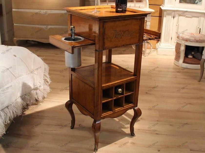 Arvestyle Деревянная барная стойка на колесиках Grace Mn-1723