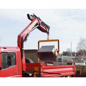 7738 СЕМО Гидравлическая загрузочная рама для контейнеров CEMO GRP Grit 400 л. Вес 120 кг