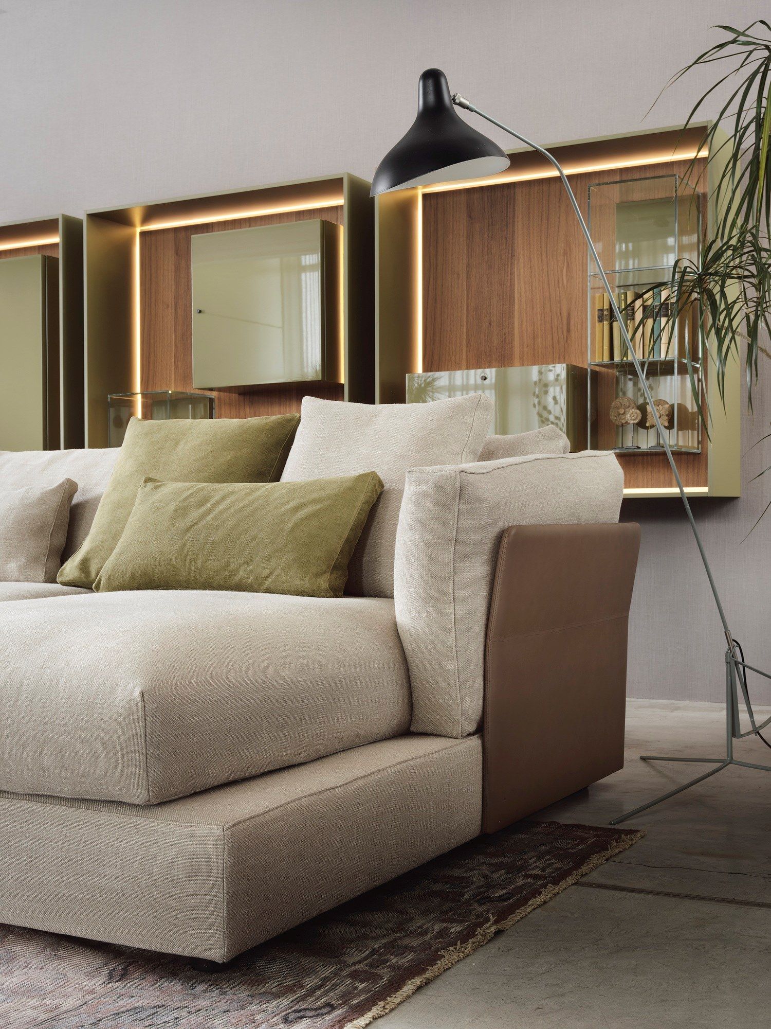 Модульный угловой диван из ткани Lema GROOVY ARCH-00144028 - Вид №7