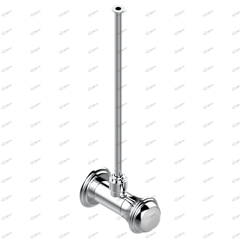A2J-181/S Кран запорный 1/2" стильный регулируемый с 30 cм трубкой Thg-paris Papillon Хром A2J-181/S CAT.A