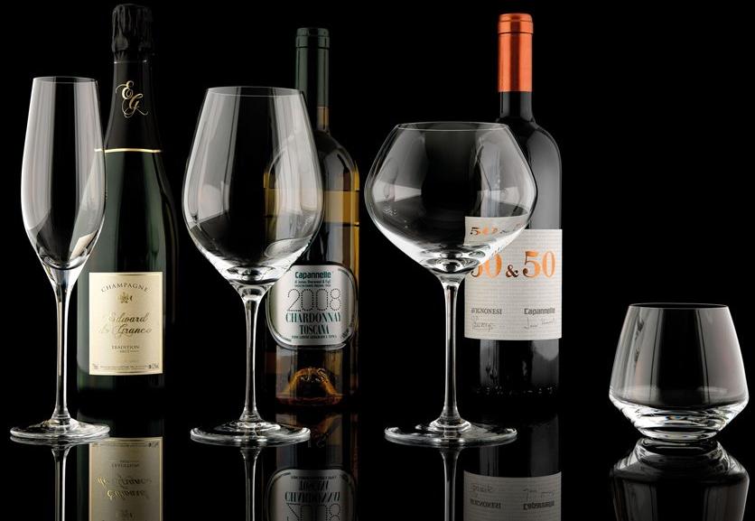 IVV Набор из 6 старинных стеклянных бокалов для красного вина Vizio 8172.1 - Вид №3