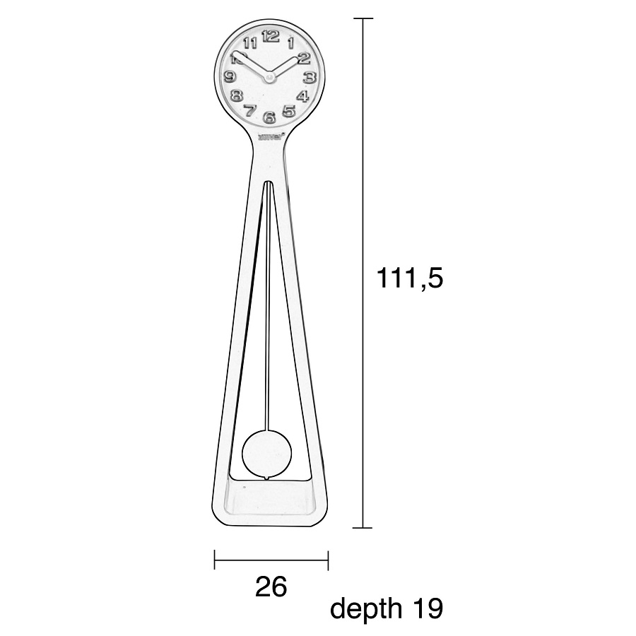 Часы Giant, белые Zuiver 8500060 - Вид №7