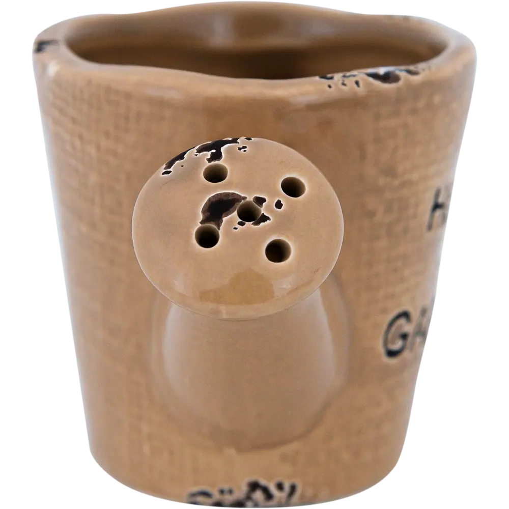 Кашпо-кактусник 7.5x7x12 см v0.17 л керамика бежевый GARDMAX STLM-2186340 - Вид №2