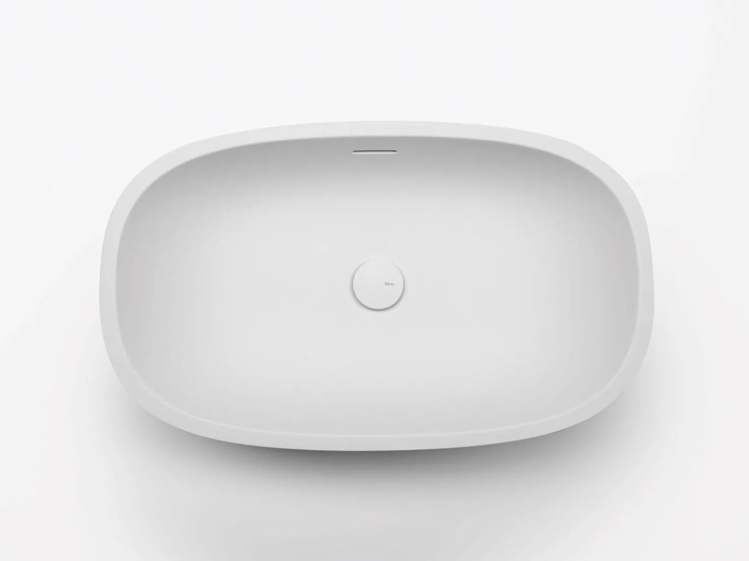 Овальная столешница из Cristalplant® Falper Scoop ARCH-00012666